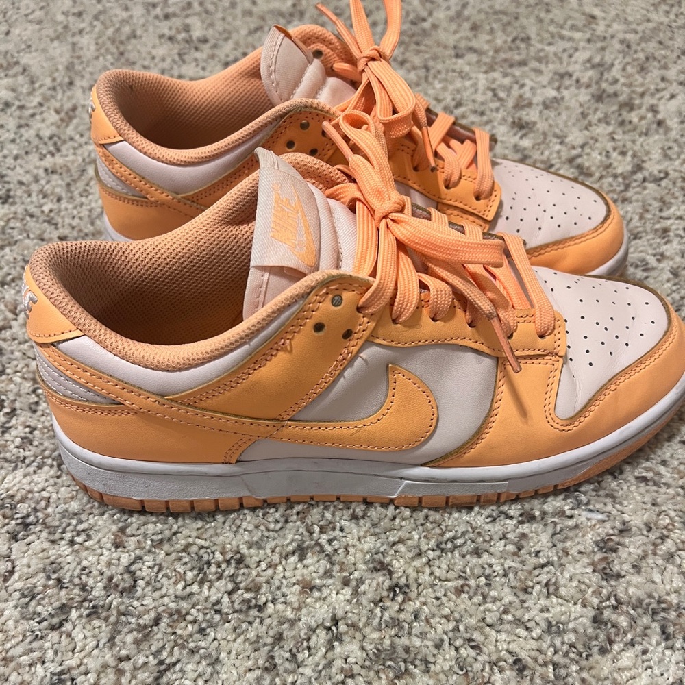 Nike Women's Peach and Cream Sneakers